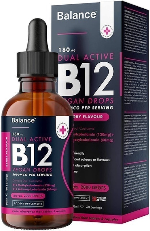 High Strength 3,000 mcg Vitamin B12 Liquid Drops 1