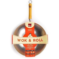 13"/33 cm Carbon Steel Wok