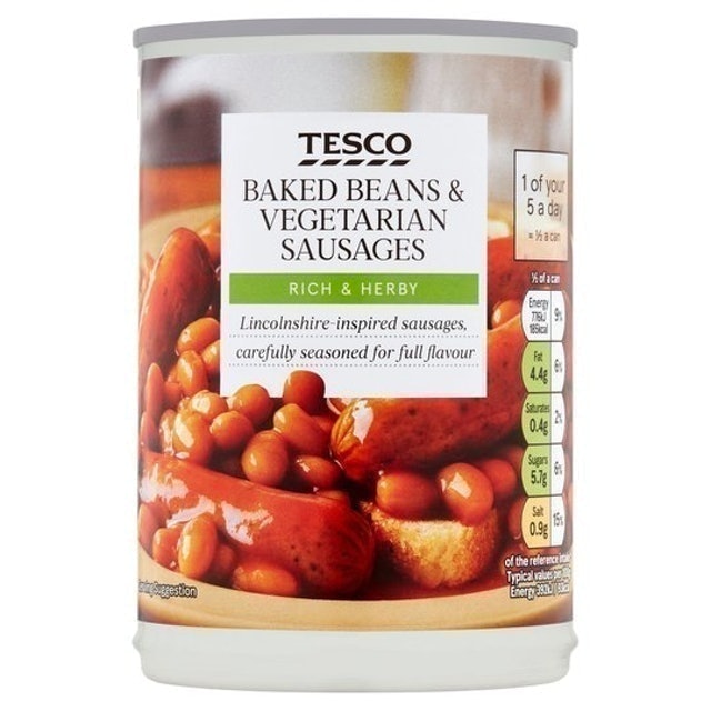 Baked Beans & Vegetarian Sausages 1