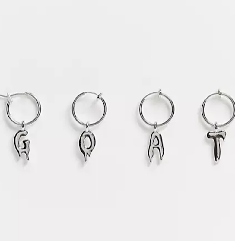The GOAT Hoop Earrings With Faux Clasp 1
