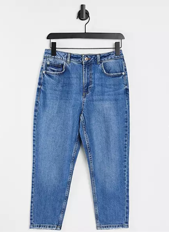 Embroidered Pocket Mom Jean 2