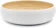 Dehaus Modern White Bamboo Salad Bowl 1