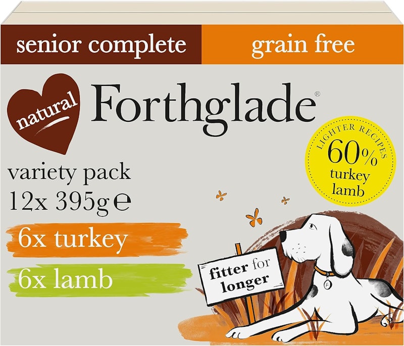 Complete Natural Wet Dog Food - Grain Free Variety Pack (12 x 395g) Trays - Turkey & Lamb with Vegetables 1