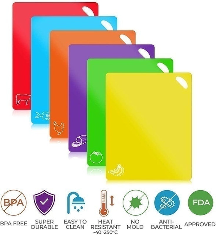 Extra Thick Flexible Plastic Cutting Board 2