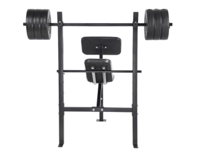 Bench with 30kg Weights 3