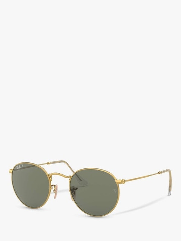 Polarised Round Metal Sunglasses 1