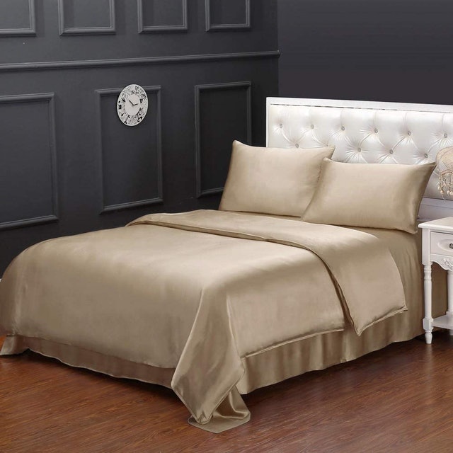 19 Momme Duvet Cover With Fitted Sheet 3
