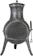 La Hacienda Steel Squat Black Chimenea 1