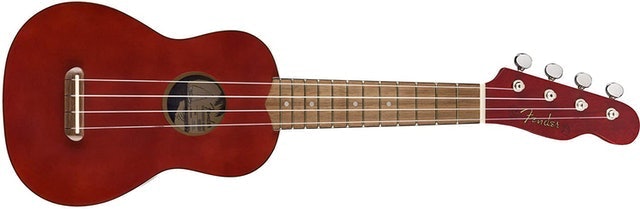 Venice Soprano Size Ukulele - Cherry 1