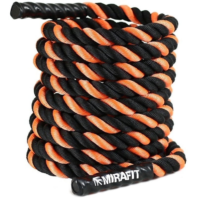 38MM BLACK & ORANGE BATTLE ROPE - 9M 1