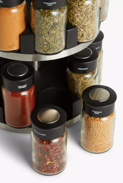 Freestanding Filled Spice Rack Carousel 2