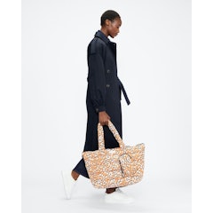 Oversized Puffer Nylon Tote