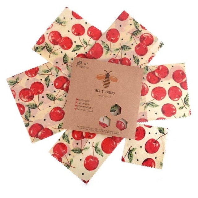 6. Bee’s Trends Reusable Food Wrap Set 1