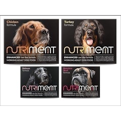 Enhanced Raw Diet Formula: Working Adult Dog Food