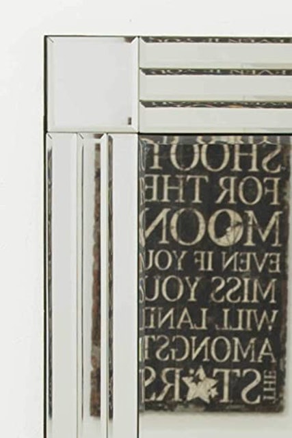 Silver Triple Bevelled Venetian Wall Mirror 2