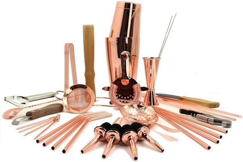 32-Piece Cocktail Shaker and Bar Set 1
