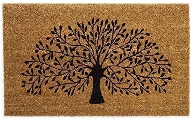 Patterned Coir Door Mats with Nature Designs 1