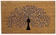 Black Ginger Patterned Coir Door Mats with Nature Designs 1