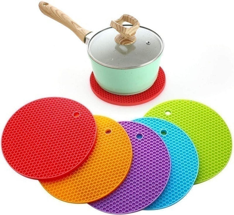 5-Piece Silicone Trivet Set 1