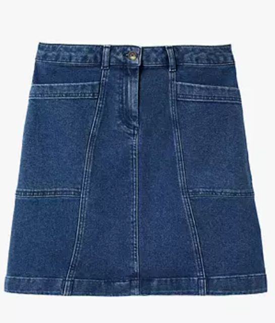 Abingdon Denim Skirt, Mid Vintage 3