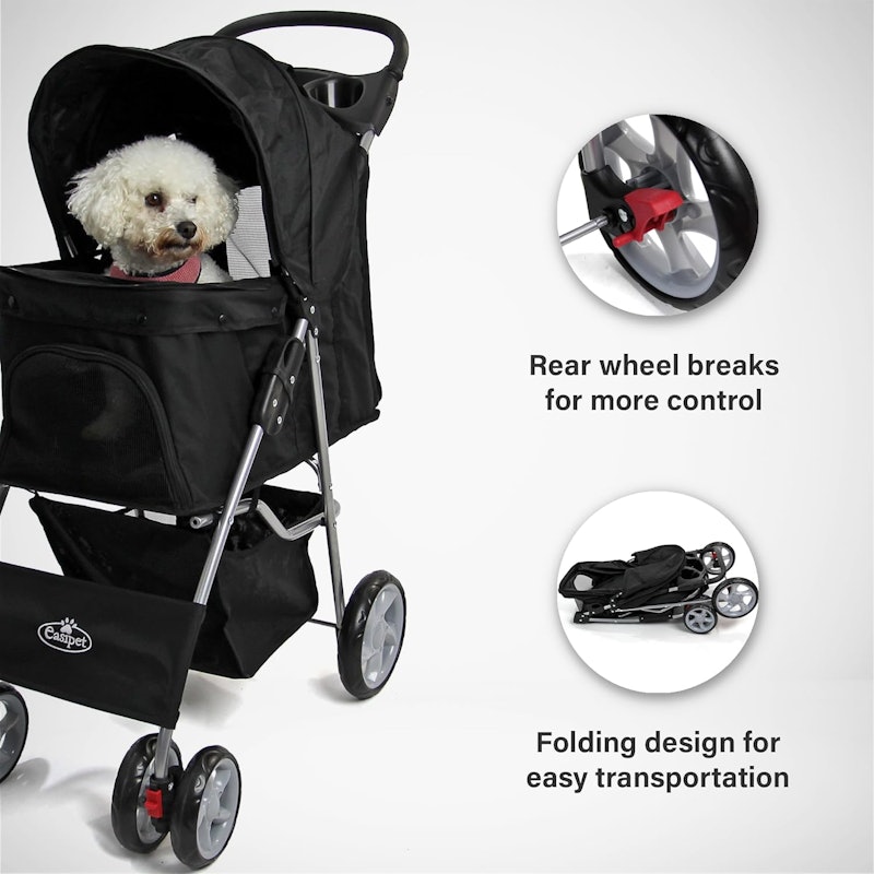 Pet Travel Dog Stroller Pushchair 6