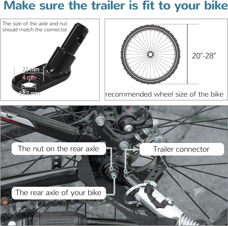 2 IN 1 Dog Bicycle Trailer Pet Stroller 6