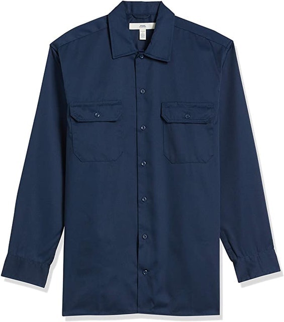 Long-Sleeve Stain and Wrinkle-Resistant Work Shirt 1
