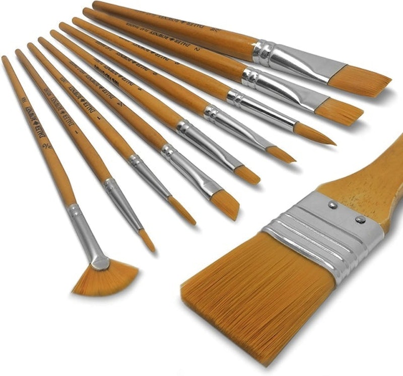 Gold Taklon Brush Zip Case 2