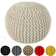 Yorkshire Homewares Chunky Knitted Pouffe 1