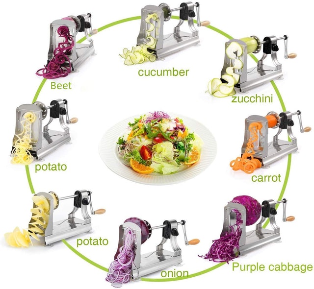 Stainless Steel Vegetable Spiralizer 2