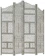 vidaXL 4-Panel Solid Mango Wood Room Divider 1