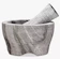 John Lewis & Partners Grey Marble Pestle and Mortar 1