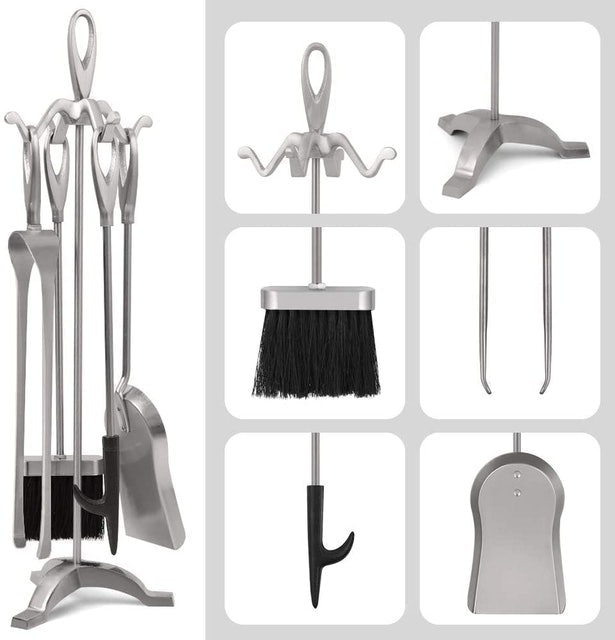 5-Piece Fireplace Tool Set 2