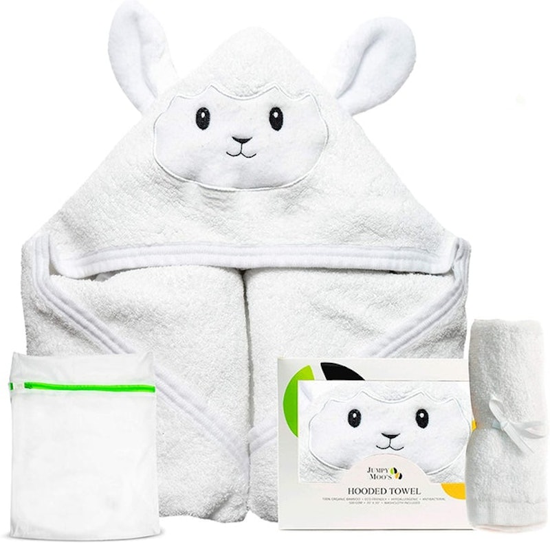 Organic Bamboo Hooded Baby Towel 1