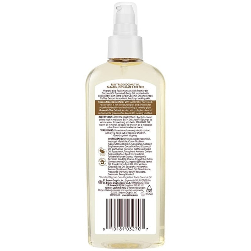 Coconut Oil Formula Hydrate Replenish Body Oil 2