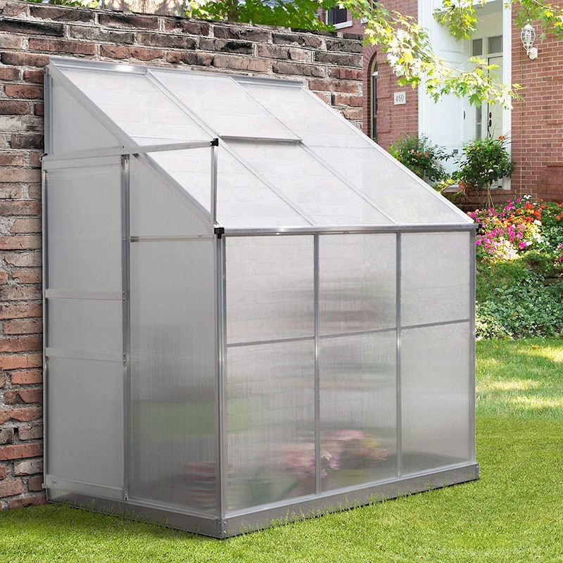 Walk-In 6 x 4 ft Lean-to Greenhouse 2