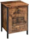 Hoobro Bedside Table With Louver Door 1