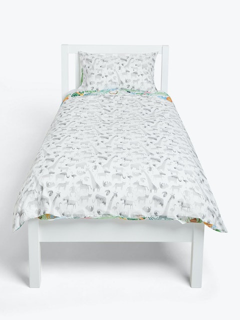 Safari & Friends Reversible Duvet Cover and Pillowcase Set 2