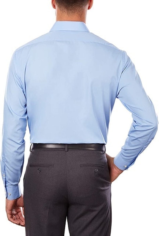 Regular Fit Solid Point Collar Dress Shirt 3