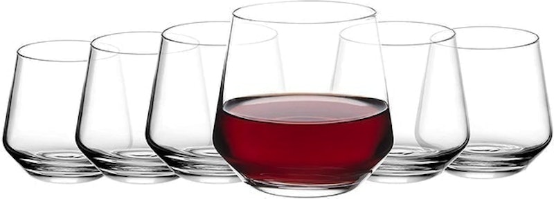 Stemless Wine Glass Set 1