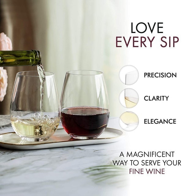 Crystal Wine Glass Set 3