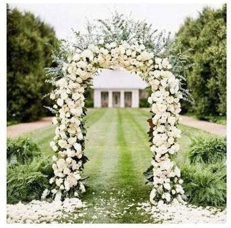 Black Metal Garden Arch 2