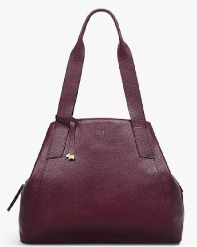 Baylis Road Medium Leather Zip Top Shoulder Bag 1