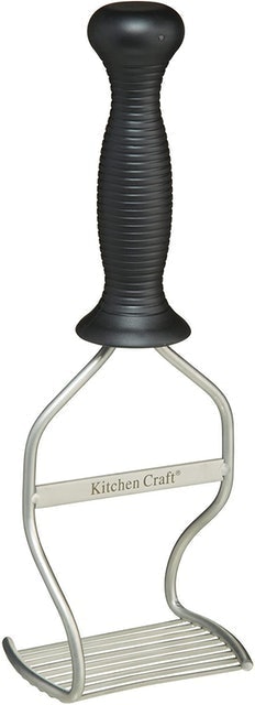 Ergonomic Stainless Steel Potato Masher 1