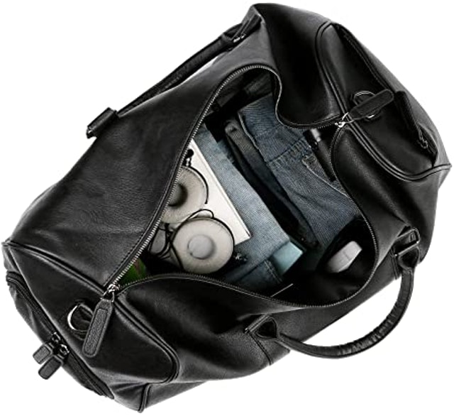 PU Leather Mens Holdall 3