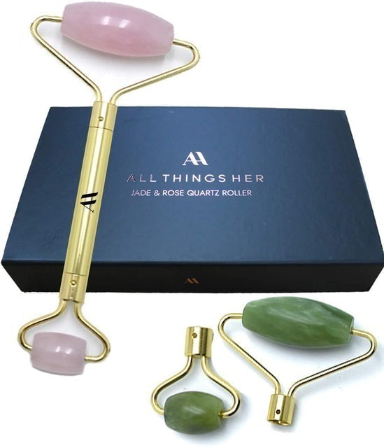 Jade Roller/Rose Quartz Roller 1
