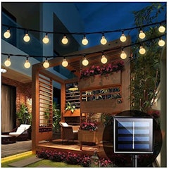 Festoon Warm White Solar Lights