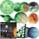 LIDERSTAR Glow in The Dark Solar System Decals with Stars 1