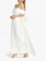 Adrianna Papell Crepe Taffeta Bow off Shoulder Gown 1