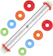 DSL Adjustable Non Stick Rolling Pin With Thickness Rings 1